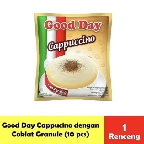 

Rtg - Good Day Cappucino 25 gram isi 10 pcs