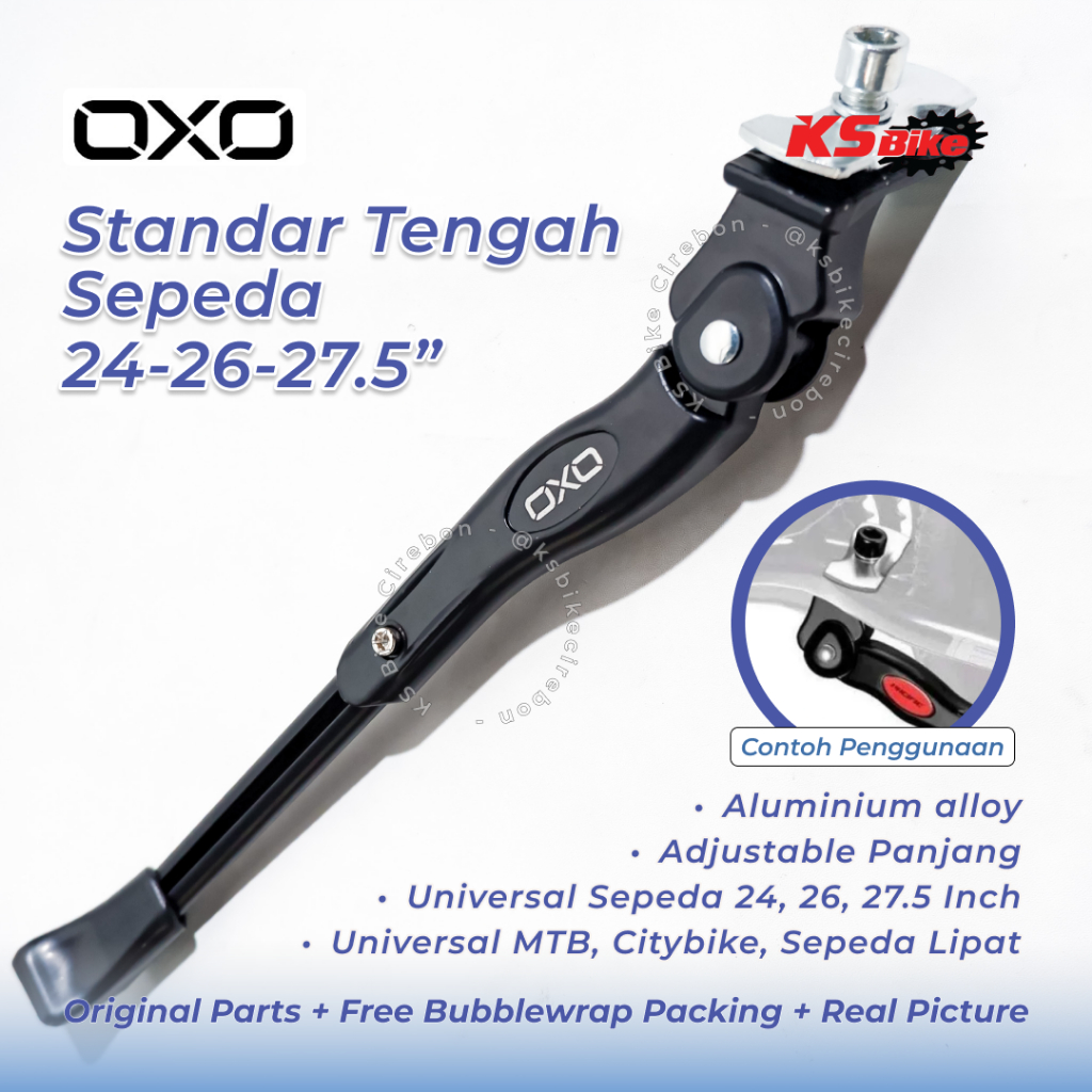 Standar Tengah Sepeda K004 OXO 20 24 26 27.5 Inch – Jagang Tengah Sepeda Lipat MTB Gunung Federal/ C