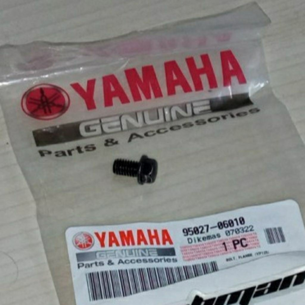 Baut Gear Depan Original Yamaha Jupiter MX 135, MX King, R15, Vixion, Byson, Xabre 95027-06010