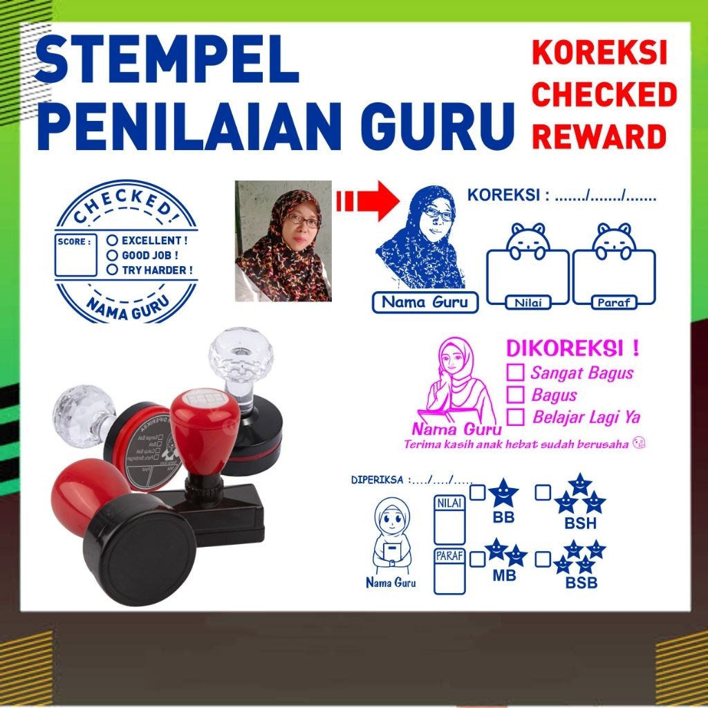 

Stempel Nilai Guru / PENILAIAN / KOREKSI / CHECKED / REWARD