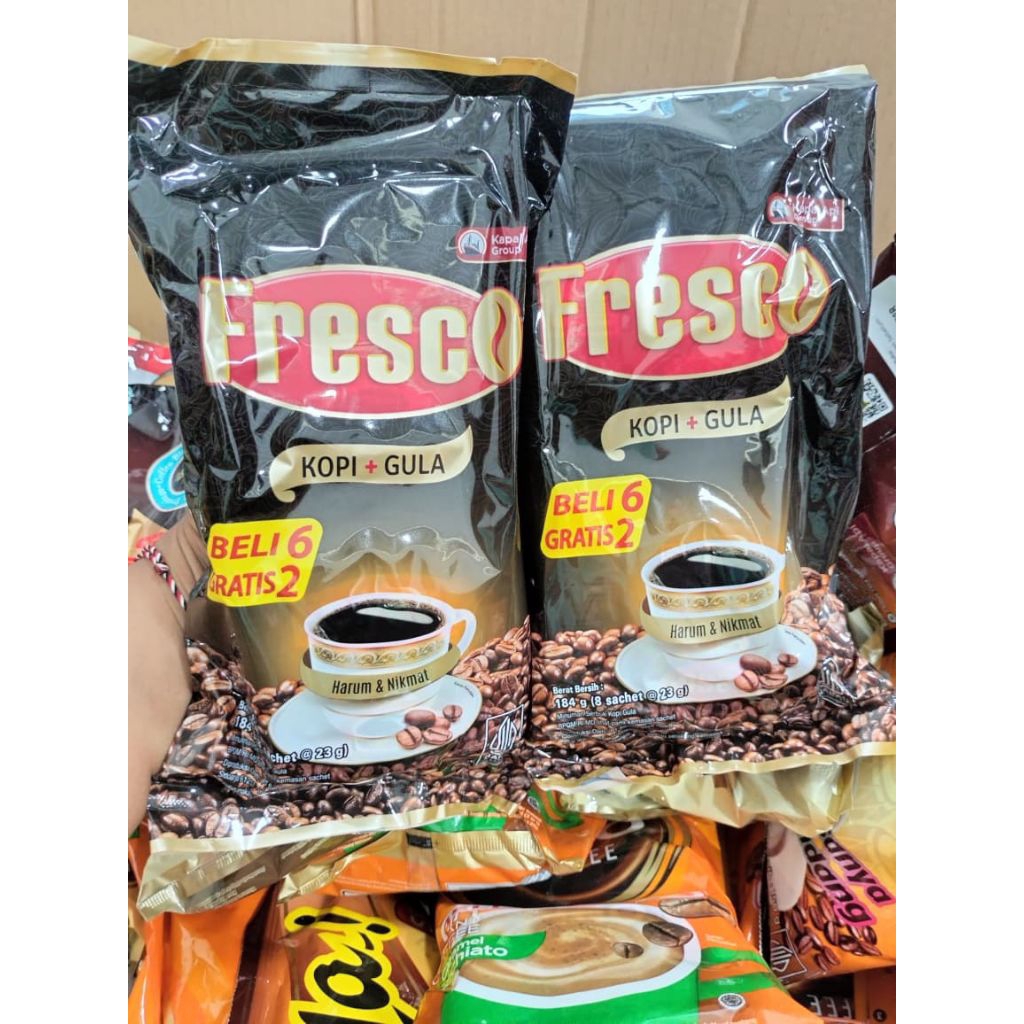 

Fresco kopi gula 1 pack isi 8 pcs*✓1 dus isi 12 Pack
