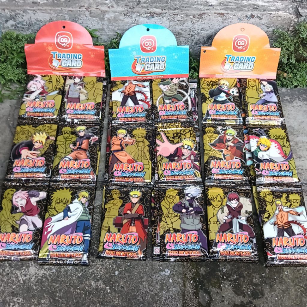 Paket 12 Sachet Mainan Kartu NARUTO Terbaru The New Era Generasi Nex Boruto Generation Trading Card 