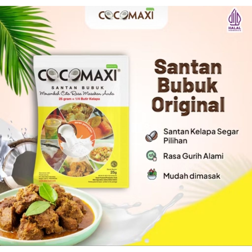 Santan COCOMAXI Bubuk Renceng 25gr