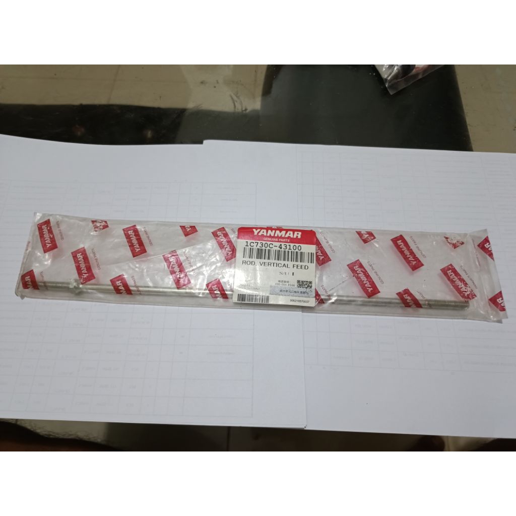 ROD Vertical Feed 1C730C-43100 Sparepart Mesin Tanam yanmar AP4