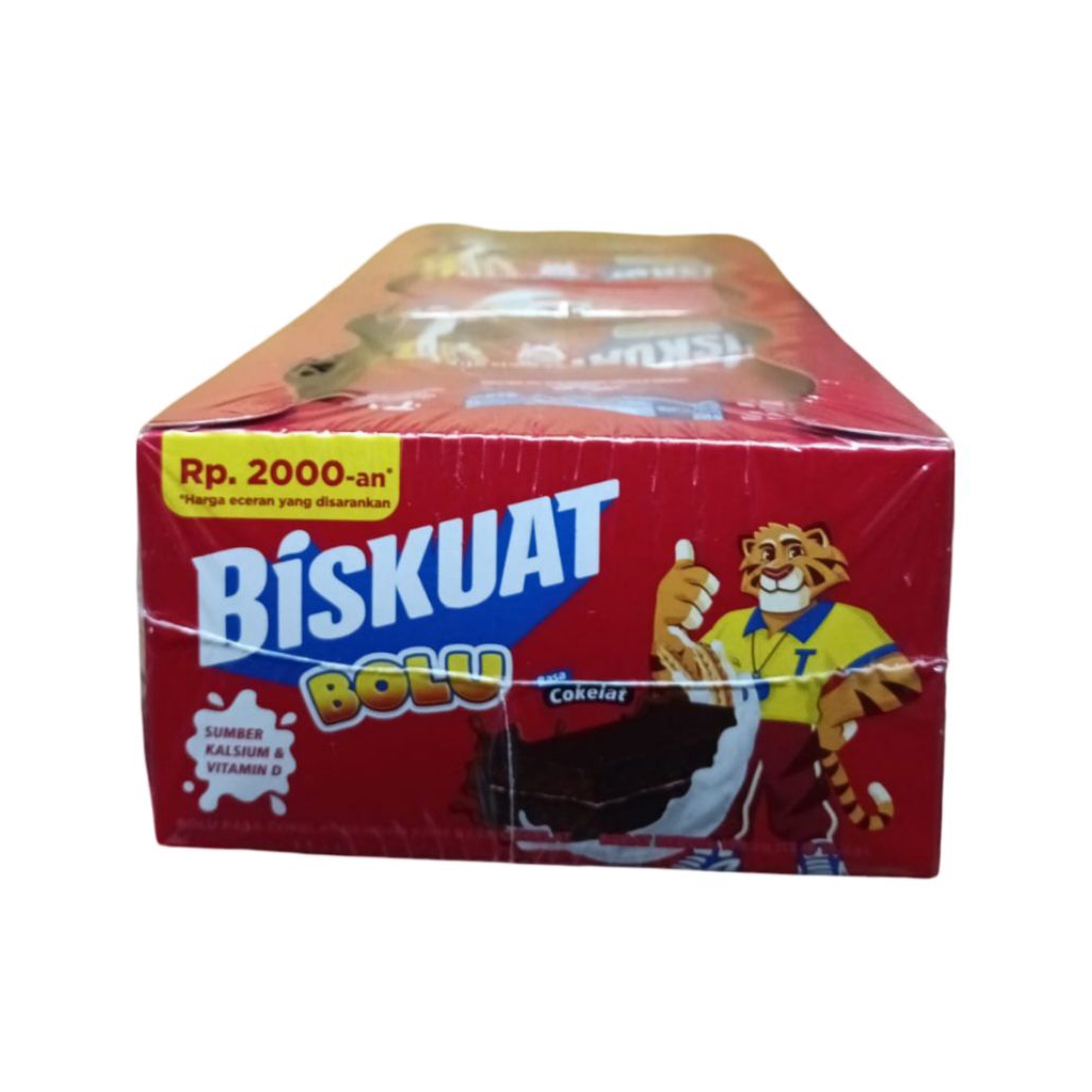 

Biskuat Bolu Cake Coklat 1Box isi 12Pcs