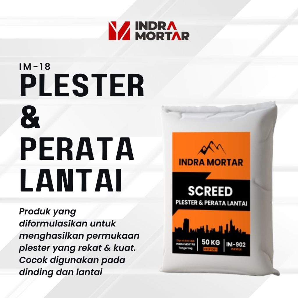 Semen Mortar || Semen Instant || Semen Plester Dan Perata Lantai Berkualitas || Indra Mortar
