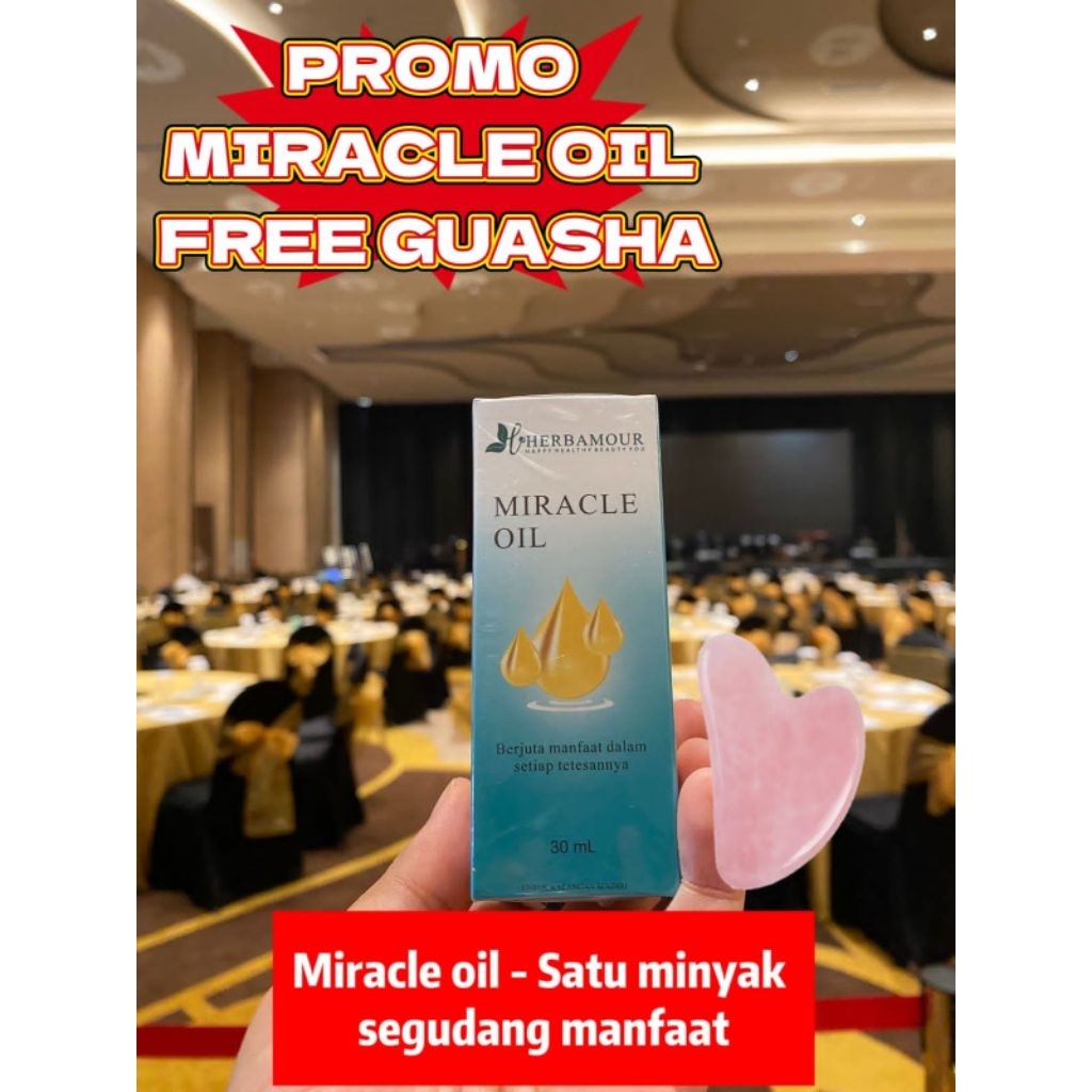 Miracle Oil Herbamour si kecil serbaguna minyak nenen