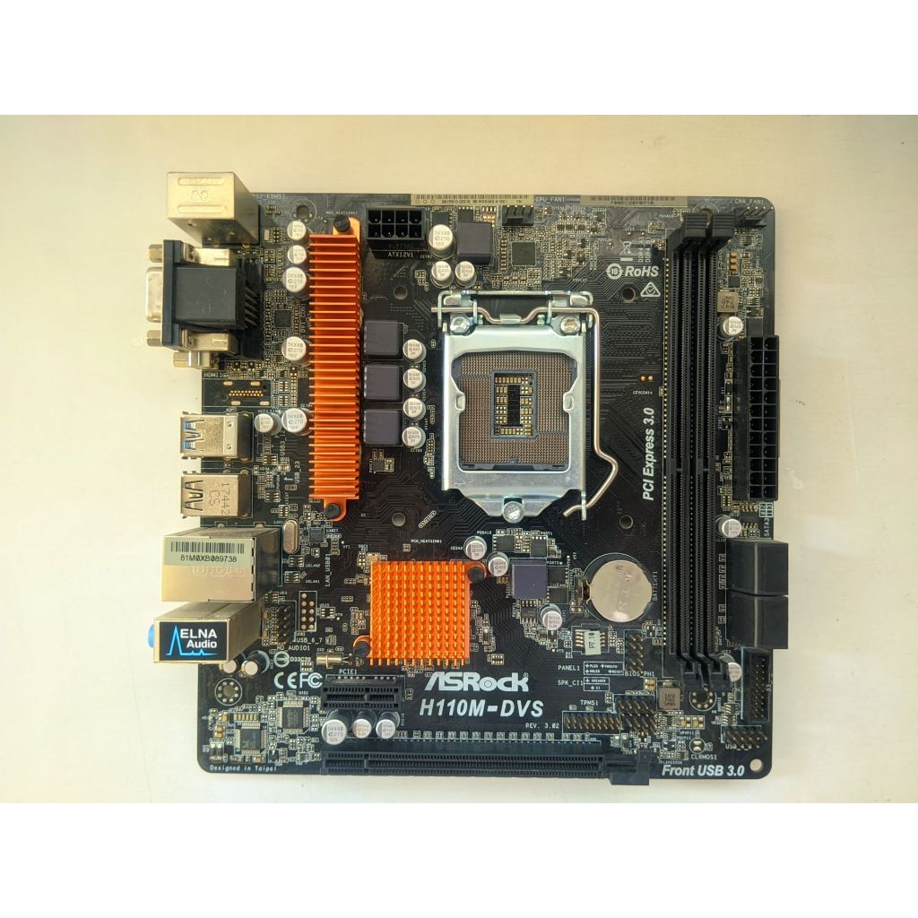 Motherboard ASRock H110M-DVS Rev 3.0 Mod Bios