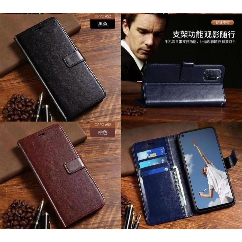 LEATHER CASE FLIP COVER DOMPET FOR INFINIX HOT 9, HOT 9 PLAY, HOT 10 PLAY, HOT 12 PLAY, HOT 12I