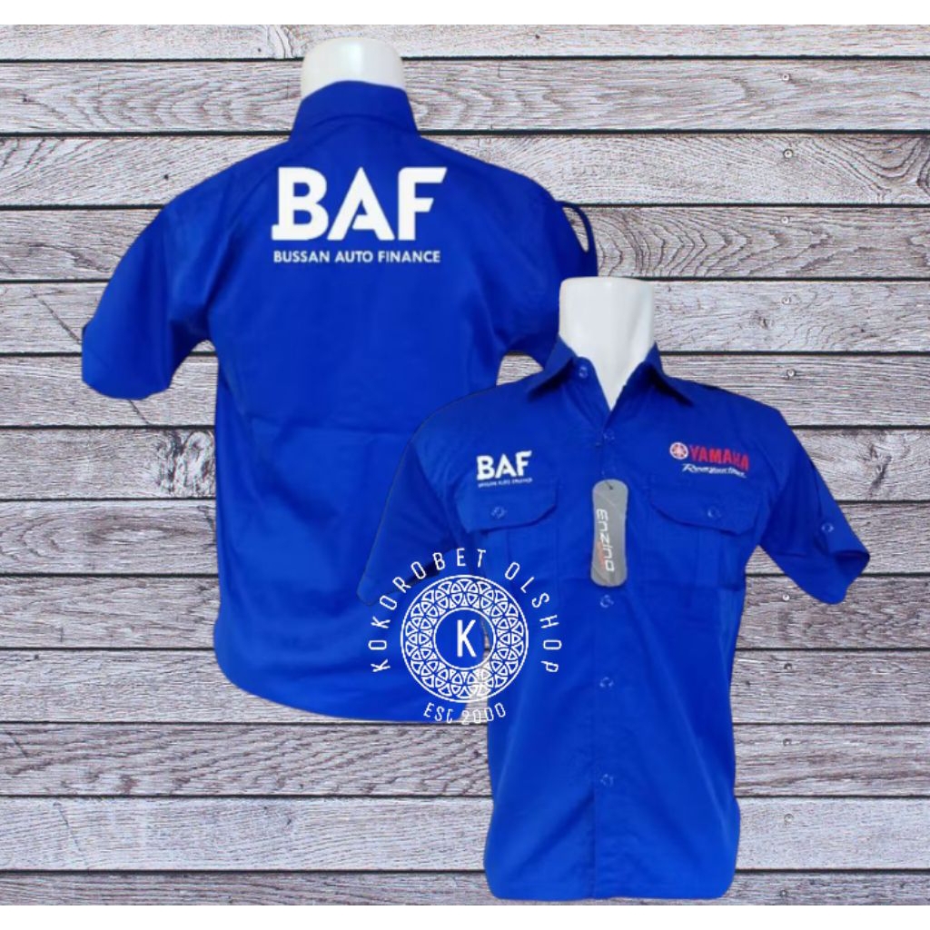 Kemeja Yamaha BAF Bordir BUSAN AUTO FINANCE