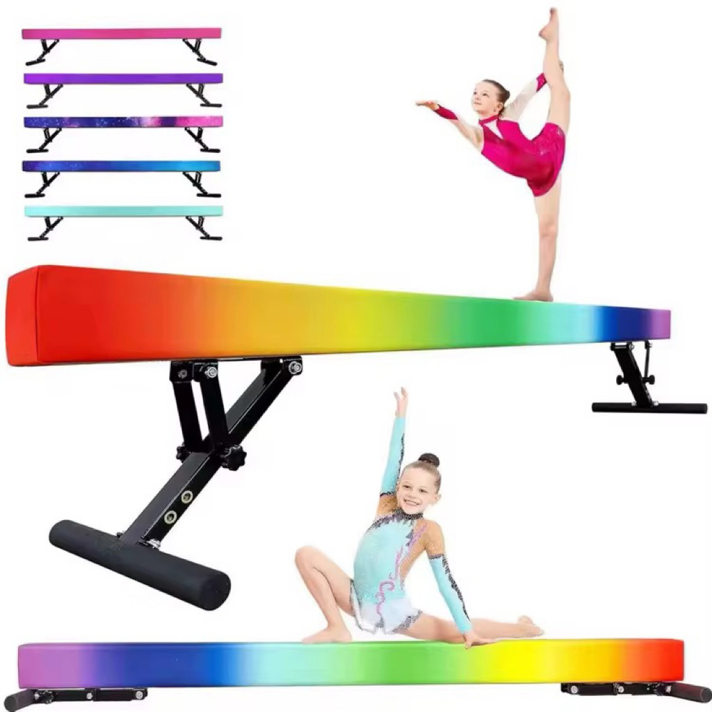 Height adjustable Gymnastics Balance Beam kids Adult