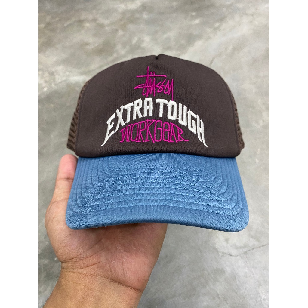 STUSSY WORK GEAR TRUCKER SNAPBACK