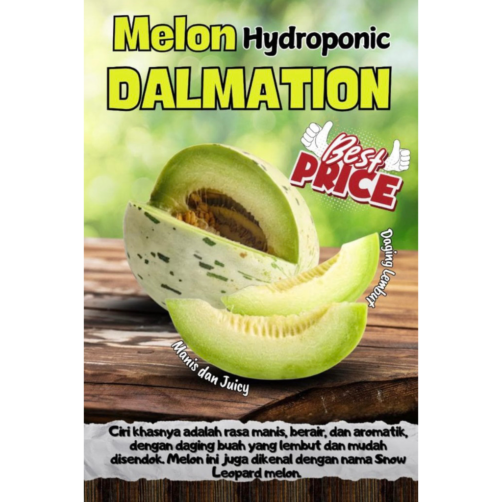 

Melon haydroponic dalmantion manis dan juicy /pcs