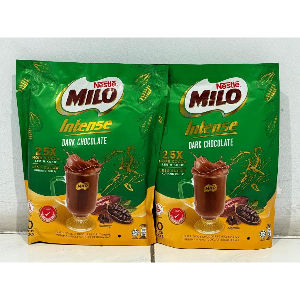 

MILO Intense Dark Chocolate ( 10's x 33g) Minuman Coklat Malaysia isi 10 saset