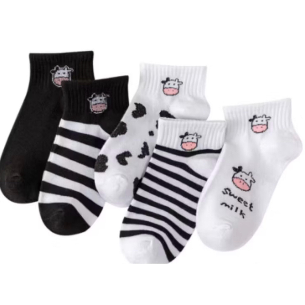 KAOS KAKI MURAH MOTIF SAPI LUCU