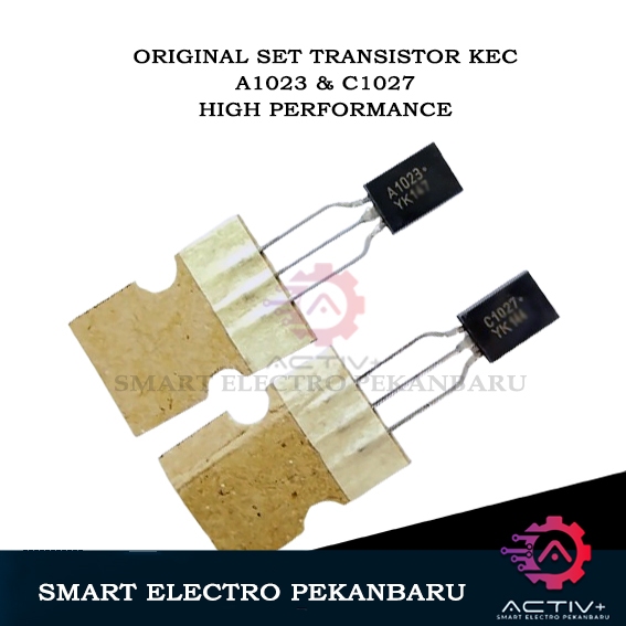 ORIGINAL SET A1023 & C1027 TRANSISTOR KEC KOREA TR C 1027 2SC1027 2 SC 1027 SC1027 KTC1027 KTC A 102