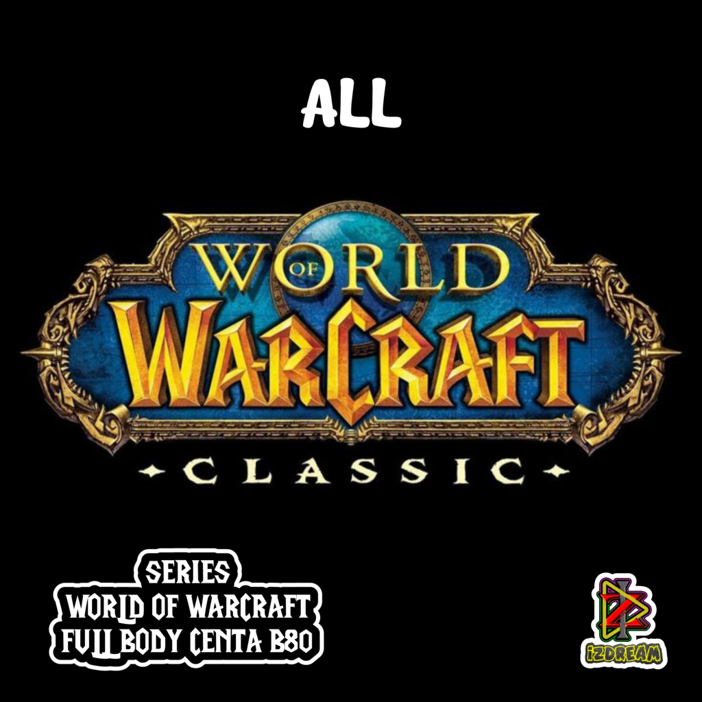 

STICKER WORLD OF WARCRAFT SERIES FULL BODY B80