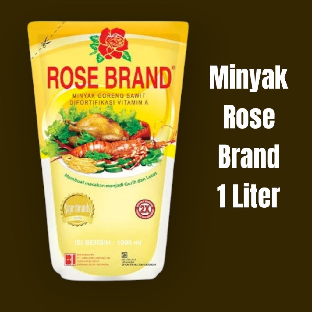 

Minyak Goreng Rose Brand 1 Liter Kemasan Pouch