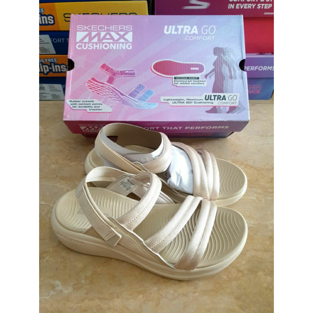 SKECHERS MAX CUSHION SANDAL WOMEN'S