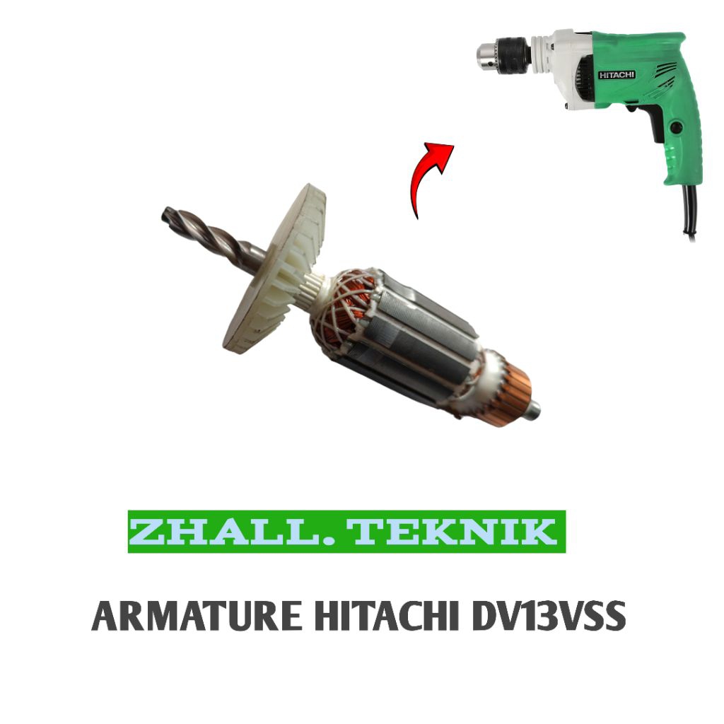 Armature untuk mesin bor Hitachi DV 13vss Angker Bor