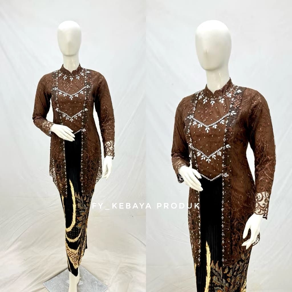 Kebaya kutu baru tille/kebaya kutu baru model Miranda/kebaya tille modern