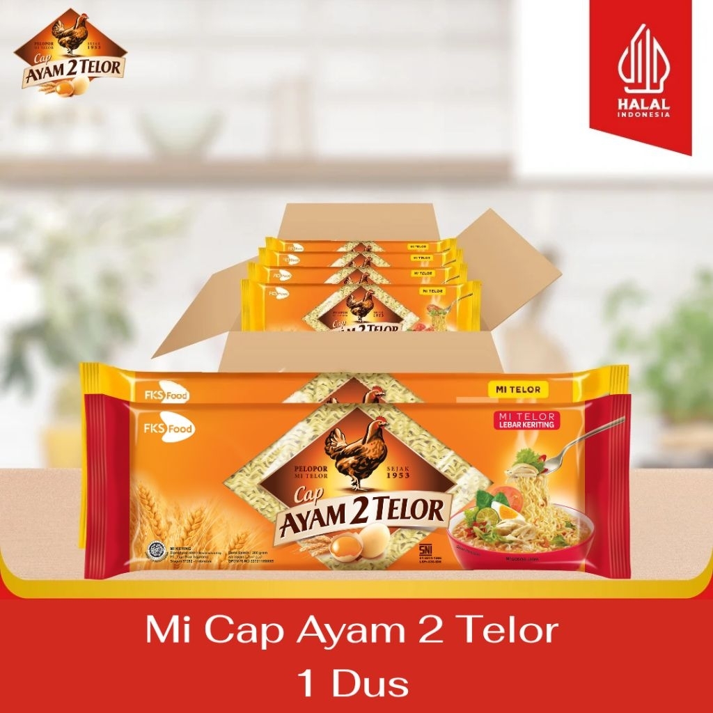 

Mi Cap Ayam 2 Telor - 1 Dus - 20 Pcs - 200 gr