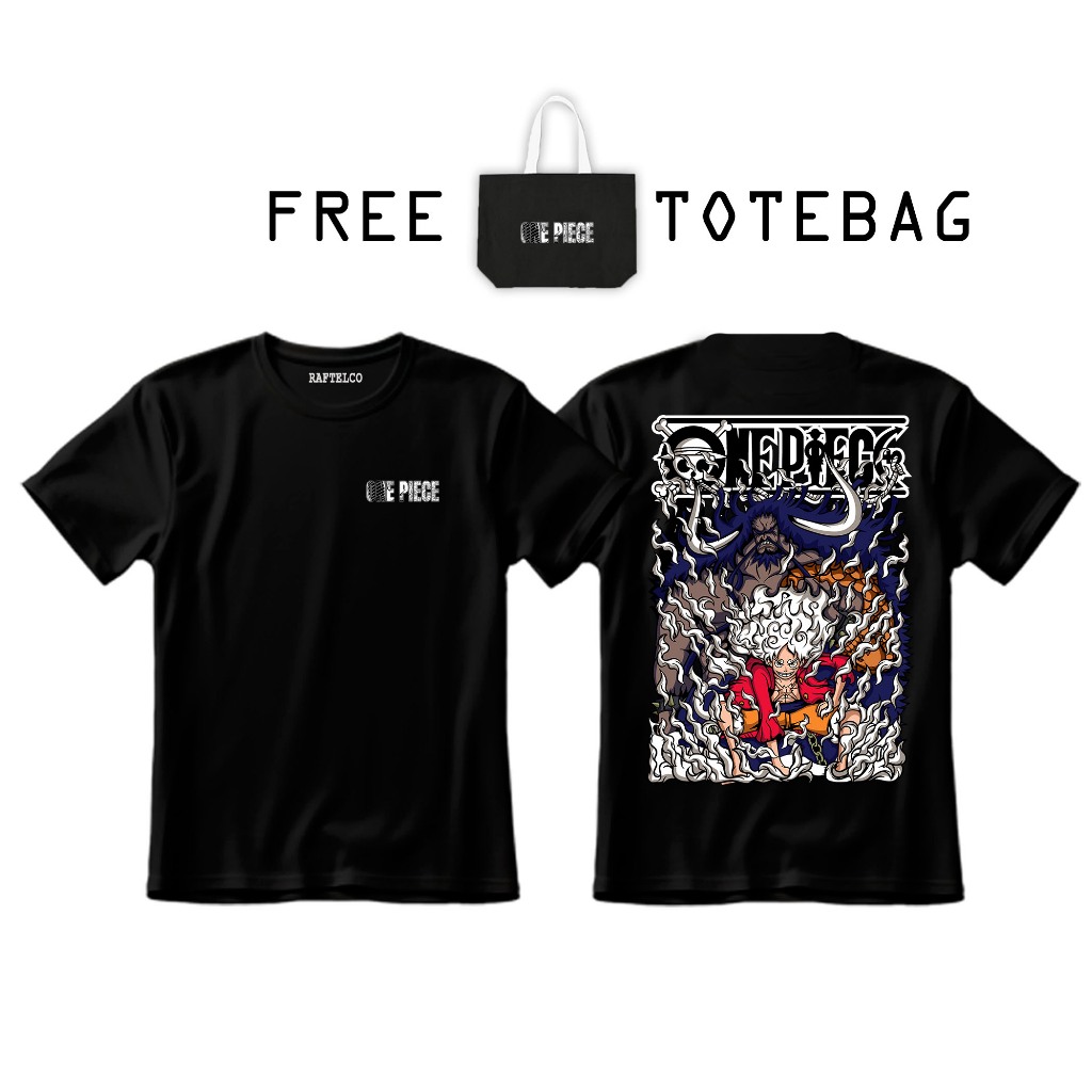 KAOS KAIDO VS LUFFY - KAOS ONE PIECE - KAOS KAIDO - KAOS LUFFY - KAOS NIKA - TSHIRT ONE PIECE - KAOS