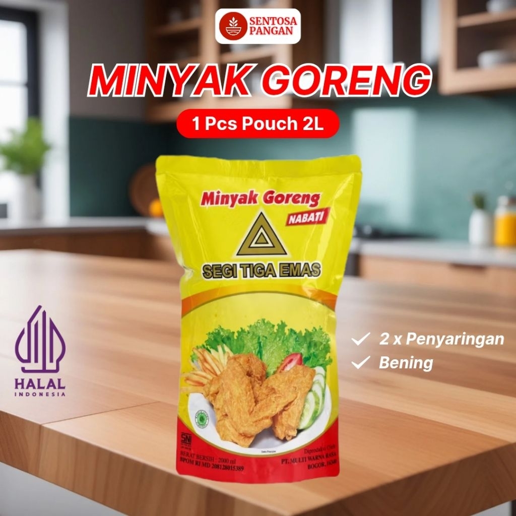 

Minyak Goreng Segitiga Emas Refill 2 Liter