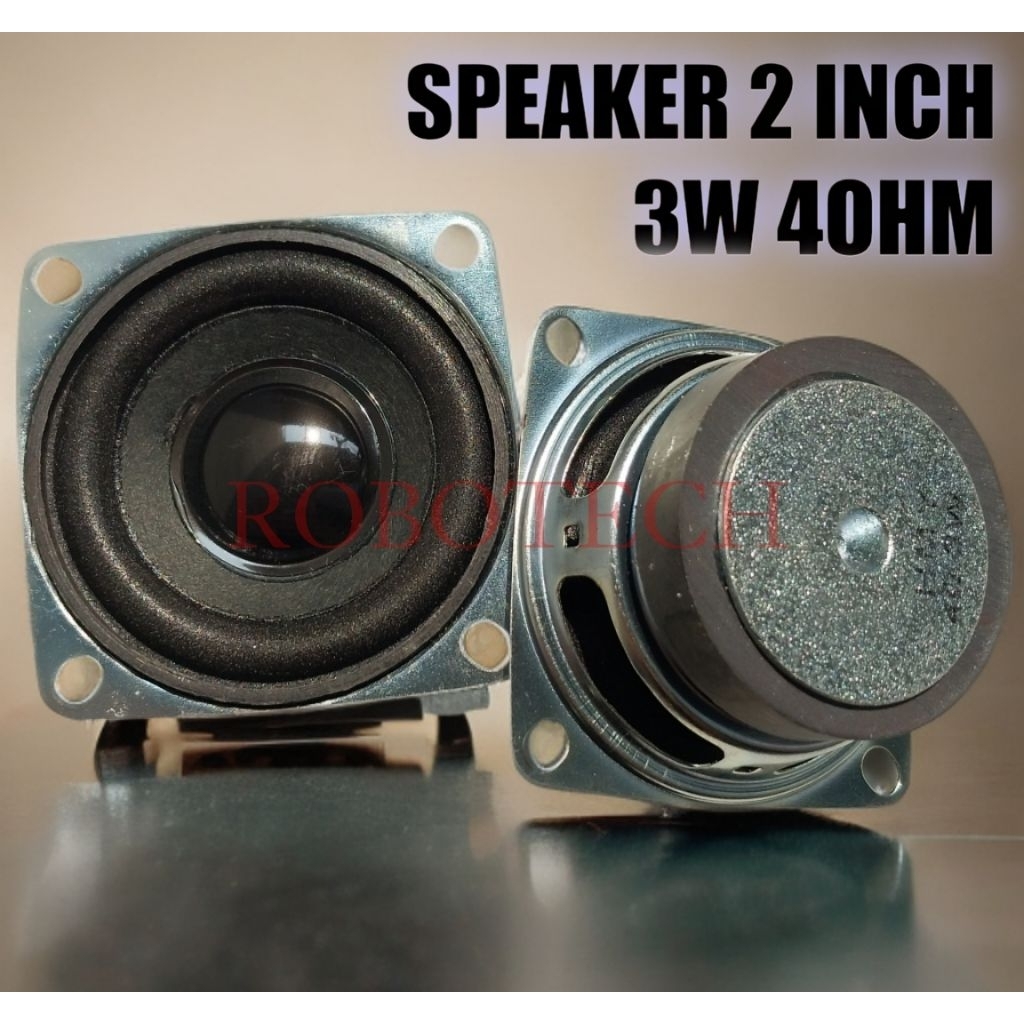 SPEAKER 2 INCH 4 OHM 3 WATT FULL RANGE HITAM