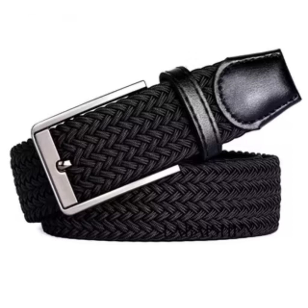 IKAT PINGGANG PRIA WANITA KARET ELASTIS sabuk karet kepang premium impor gesper karet melar ikat pin