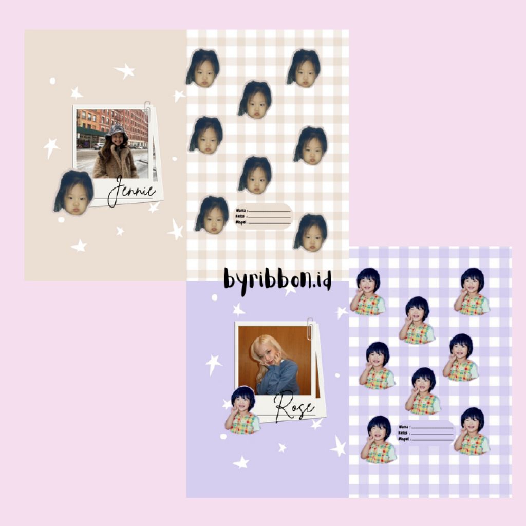 

byribbon.id – Sampul Buku Aesthetic Black Pink Series (Bisa Custom Foto Kalian) - (Sidu/BigBoss)