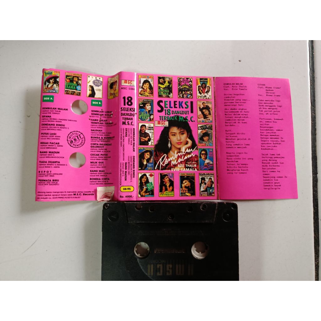 kaset pita dangdut 18 seleksi msc