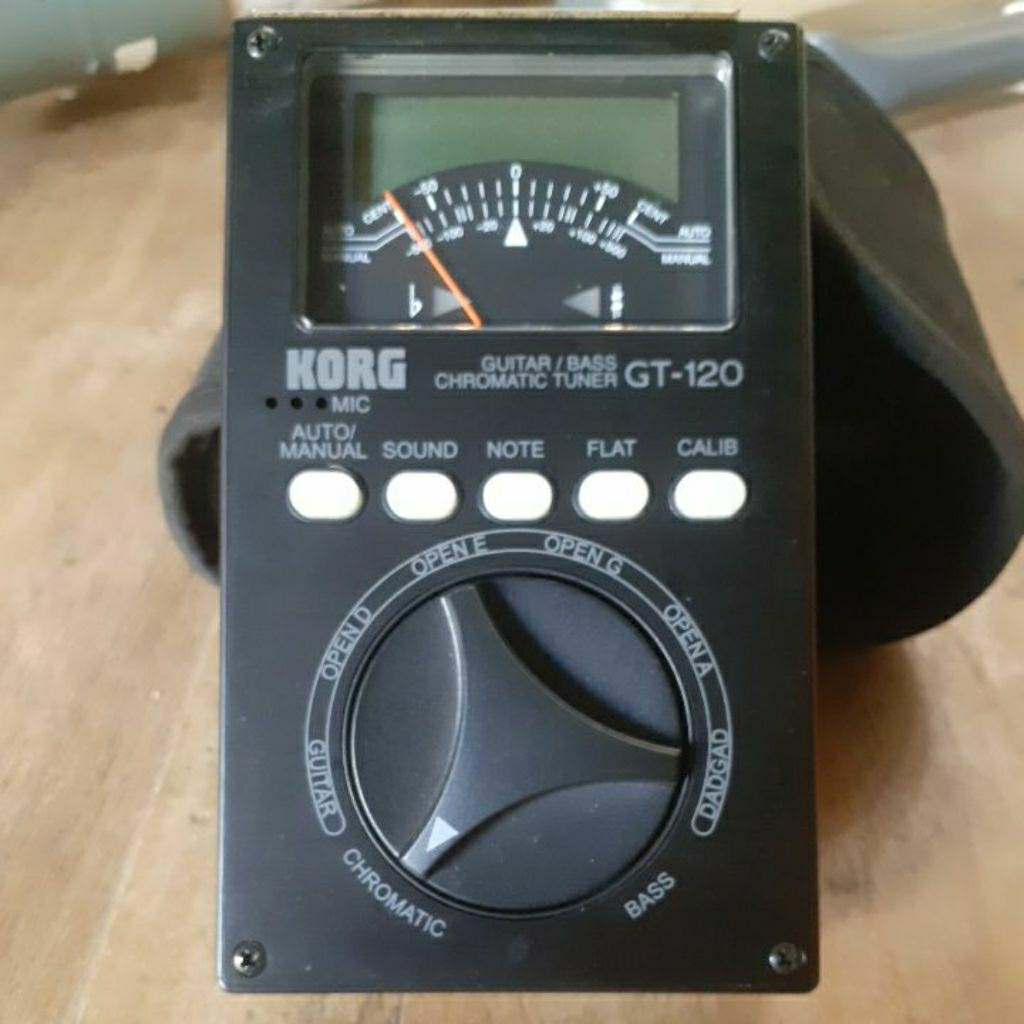 Korg GT120 tuner gitar bass second