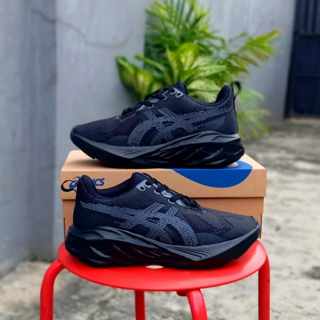 SEPATU SNEAKERS KETS RUNNING FULL BLACK HITAM PRIA WANITA SEPATU HITAM SEPATU SEKOLAH