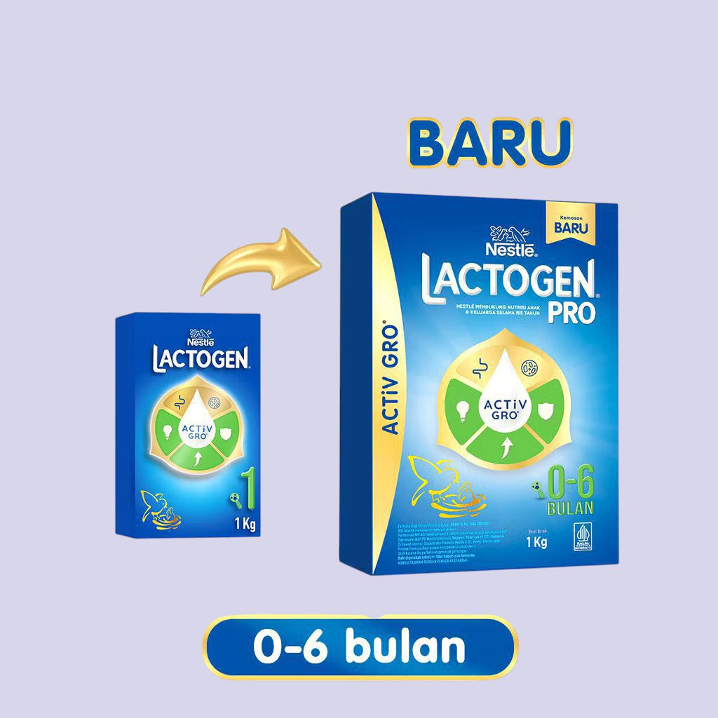 Lactogen Pro 1 180 Gr | Susu Bayi 0-6 bulan | Lactogen
