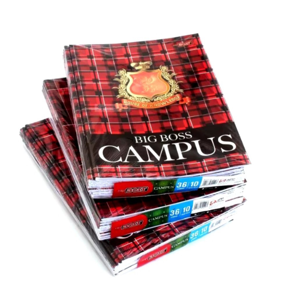 

(10pcs) Buku Tulis Campus 36 Lembar / Buku Kampus Poxy Panjang Ukuran Big Boss