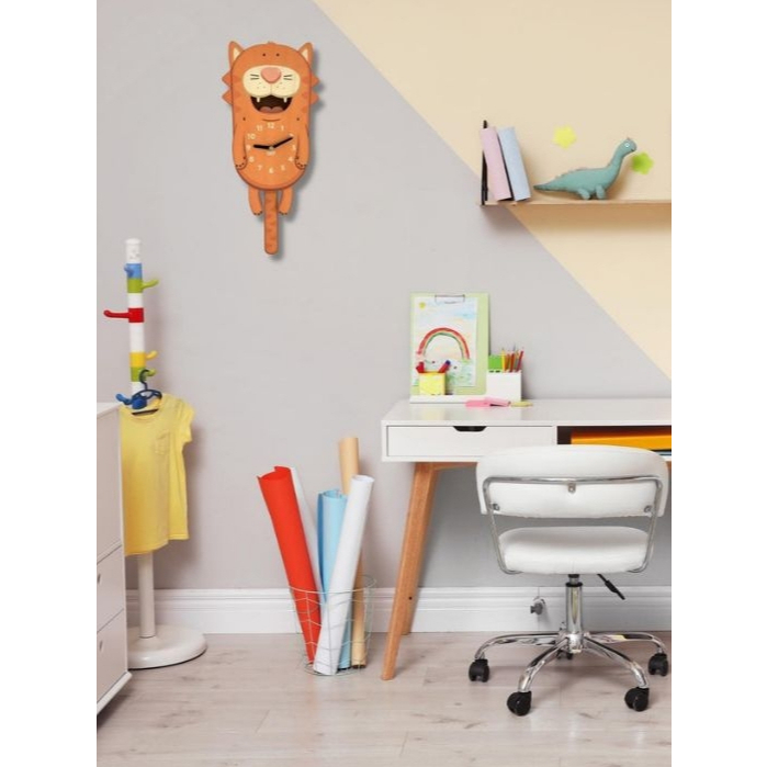 JAM DINDING/Jam dinding Pendulum/the Cat Pendulum Clock/Jam dinding karakter/jam dinding kamar anak