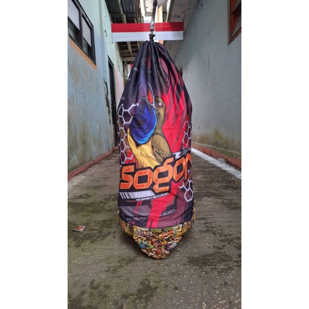 BEST KRODONG CUSTOM GAMBAR BURUNG SOGON FULL PRINTING MEWAH BAHAN TEBAL ADEM