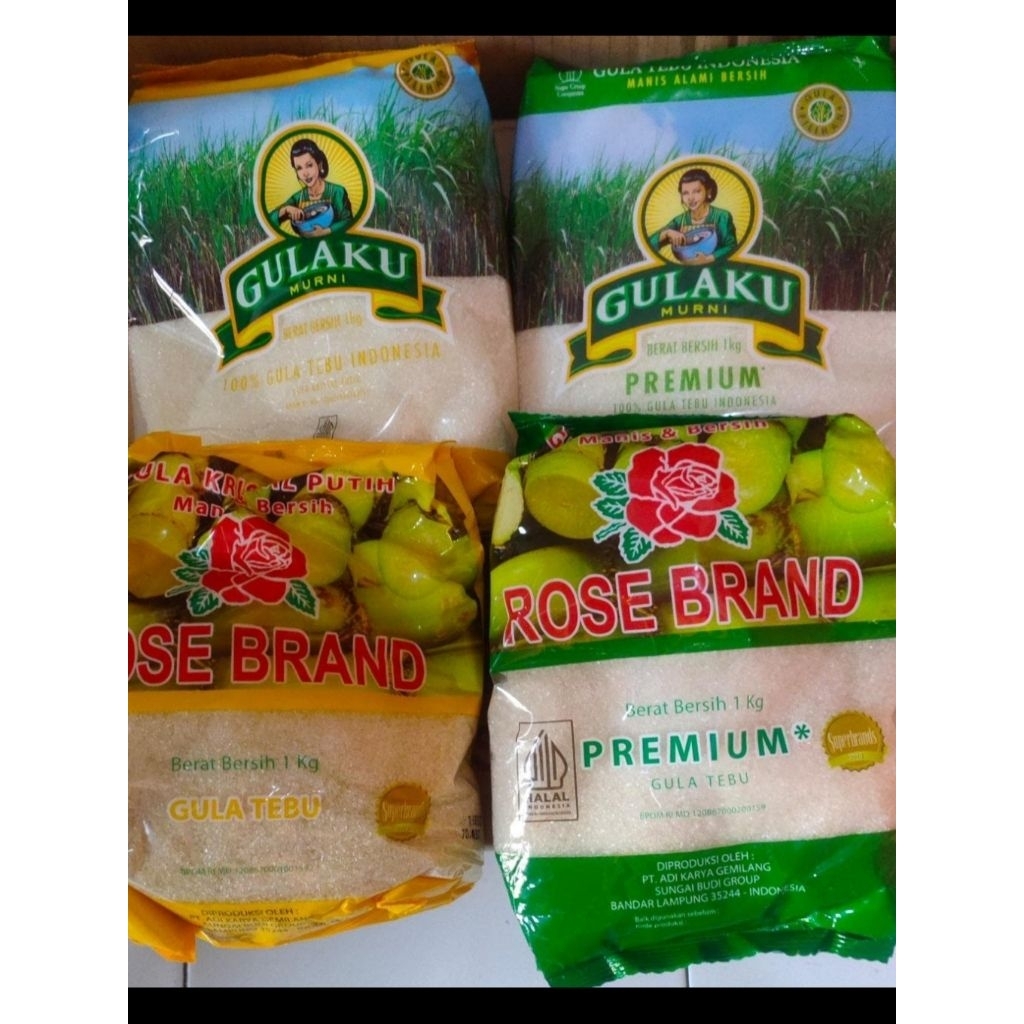 

1KG gula rosebrand dan gulaku #kirimrandom