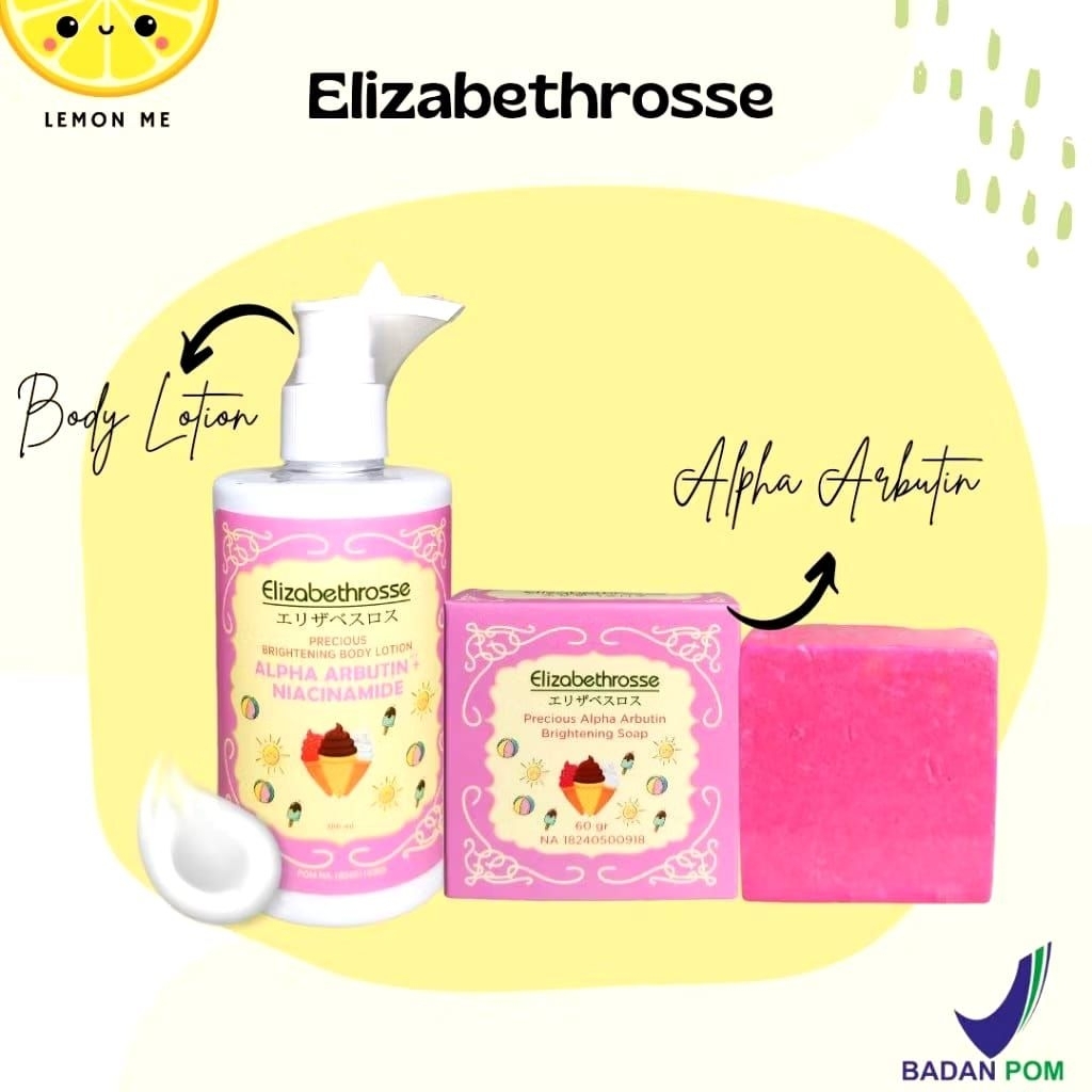 PROMO PAKET BUNDLING BODY LOTION ALPHA ARBUTIN & SABUN PRECIOUS ALPHA ARBUTIN WHITENING SOAP MENCERA