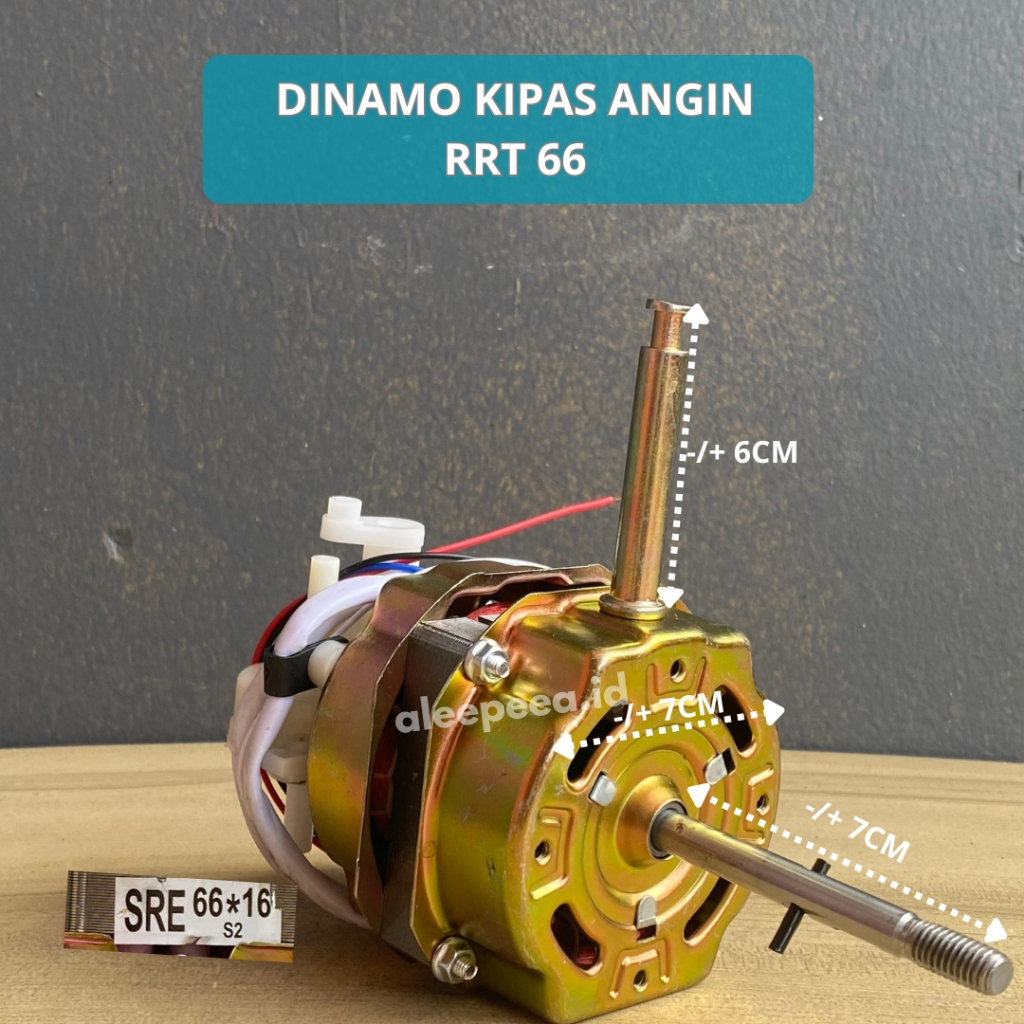Dinamo Kipas Angin RRT 66 - Motor Dinamo Kipas RRT 66 - Sparepart Dinamo RRT 66 - Motor Penggerak Ki