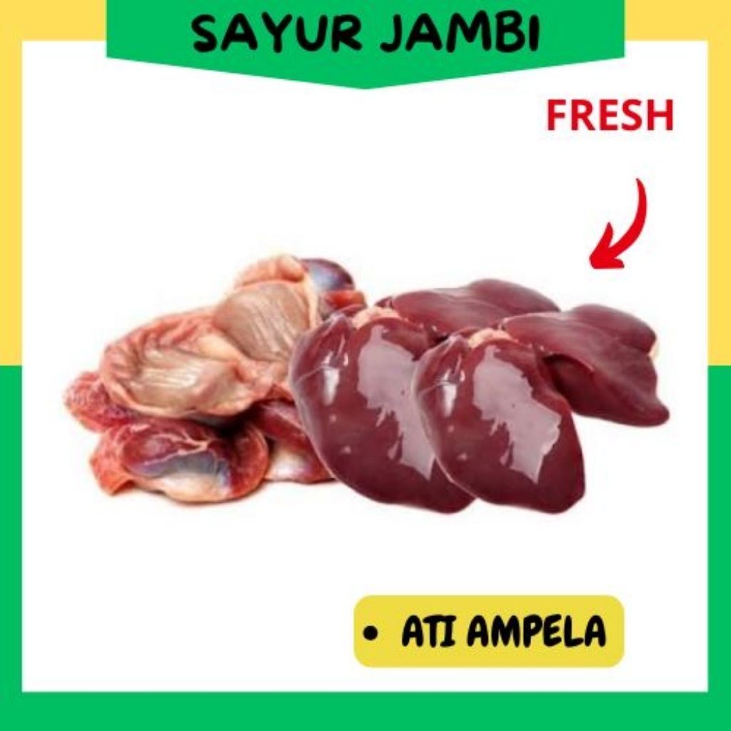 

INSTAN Ati Ampela Ayam bersih/3 pcs~Sayurjambi