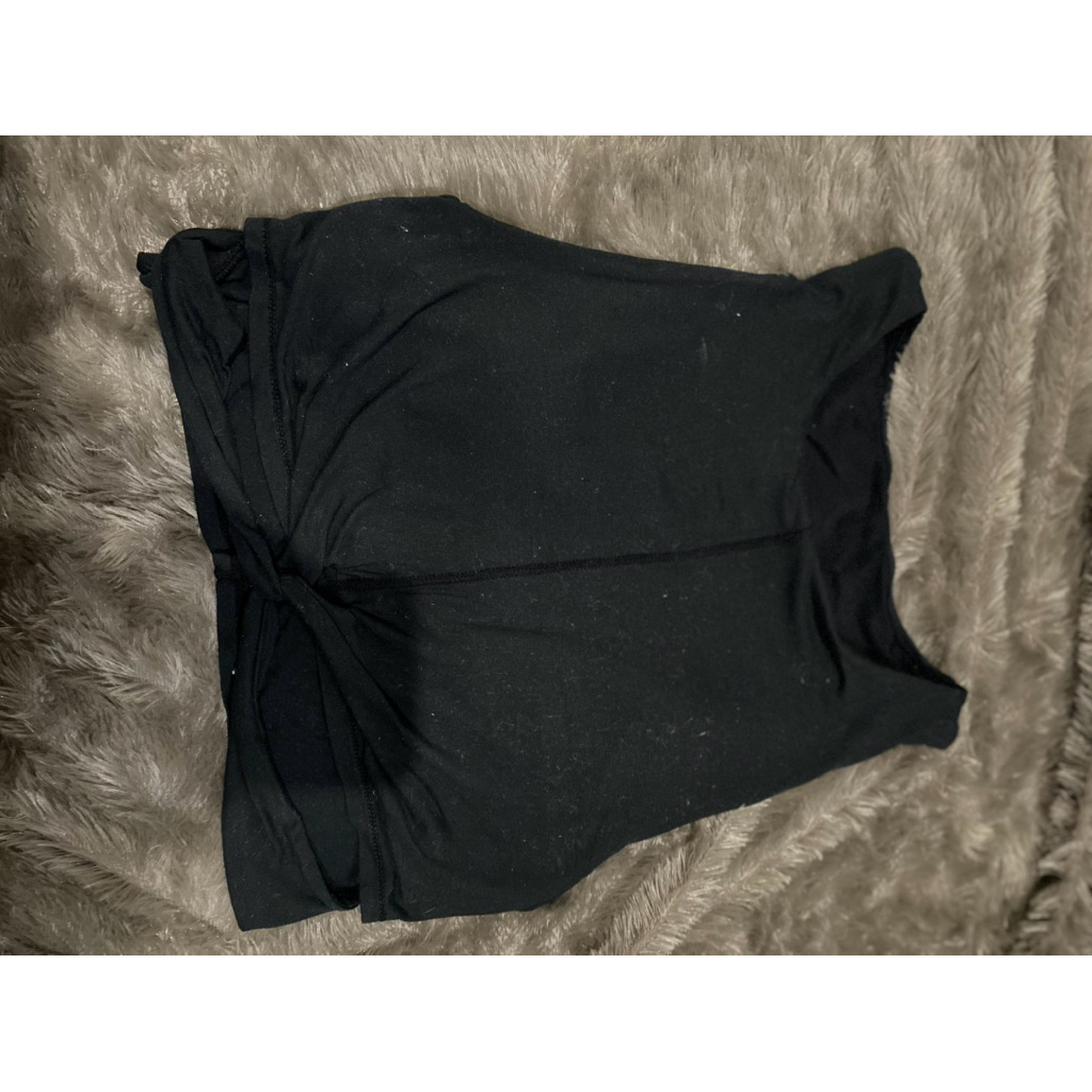 [COD] Squatwolf Sport Bra Crop Top Hitam Original – Preloved Gym & Yoga Wear
