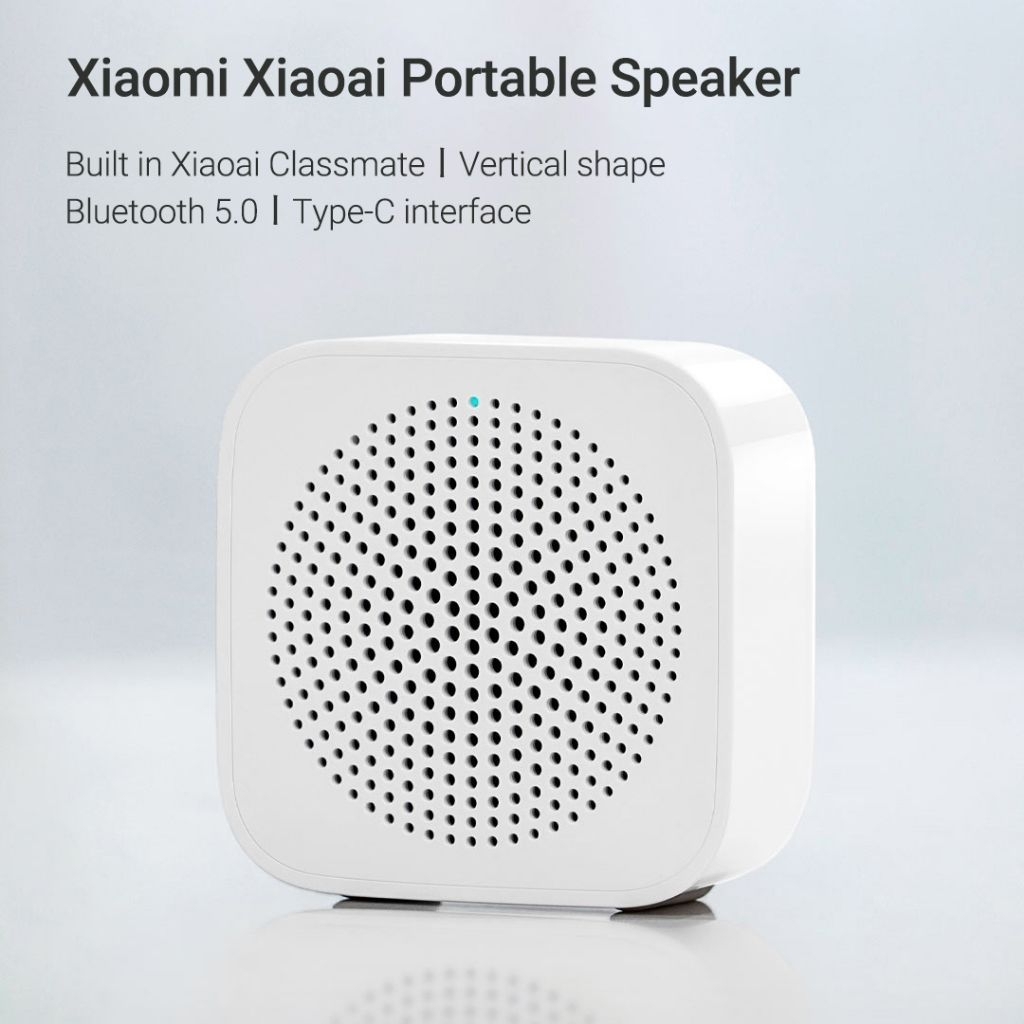 xiaomi mi speaker mini bluetooth standing white