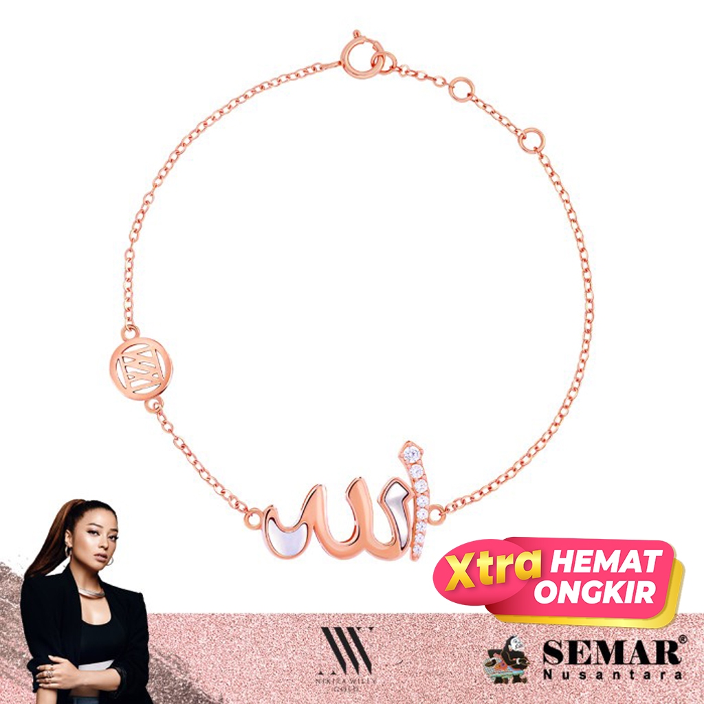 Nikita Willy Gold Gelang Emas Mahabbah Allah Gold 17K Semar Nusantara