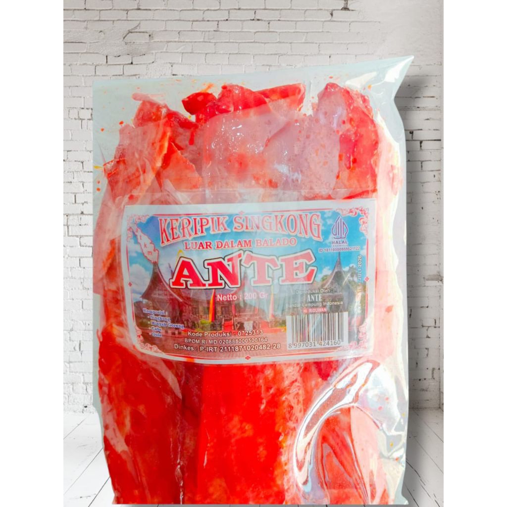 

KRIPIK SINGKONG BALADO 200 gram