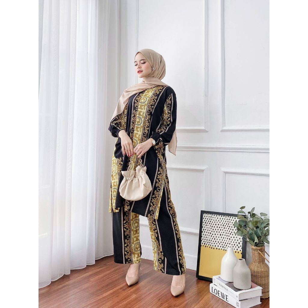 ARUMI SET Bahan Katun rayon Premium Cutting Butik by HD.ID