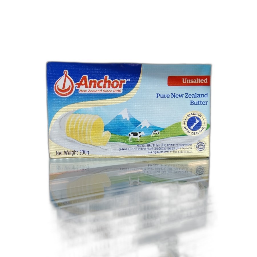 

anchor unsalted butter 200gr