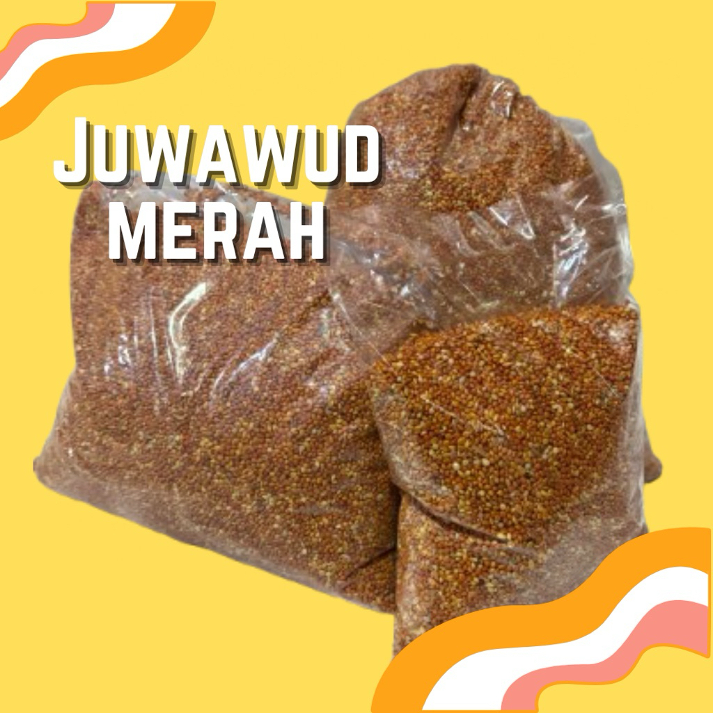 Juwawud Merah campuran pakan kenari 500gr