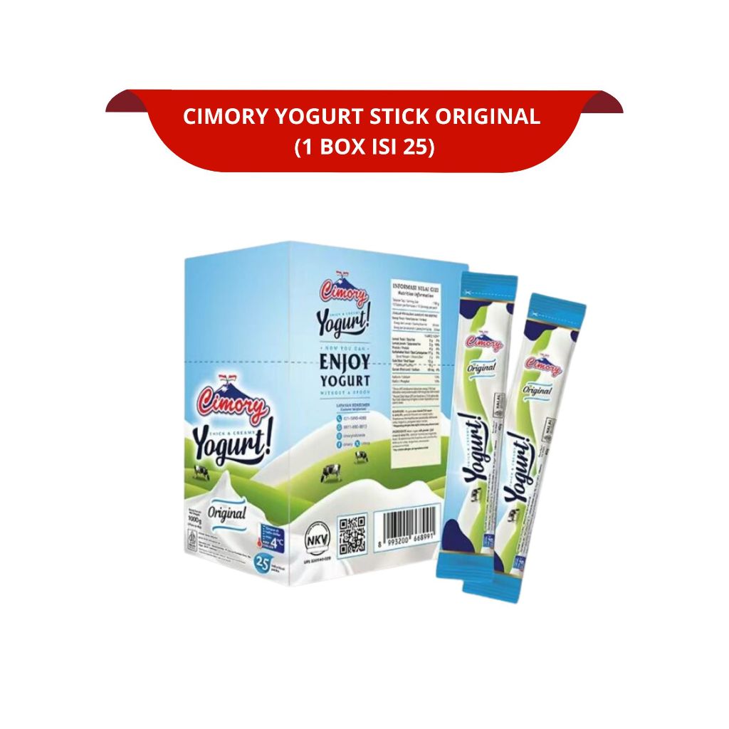

[1 BOX ISI 25] CIMORY YOGHURT STICK ORIGINAL STRAWBERRY BLUEBERRY MANGO